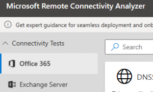 Abra la herramienta y haga clic en Exchange Server