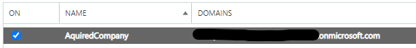 domains of the Office 365 tenant will be automatically added under the Domains section