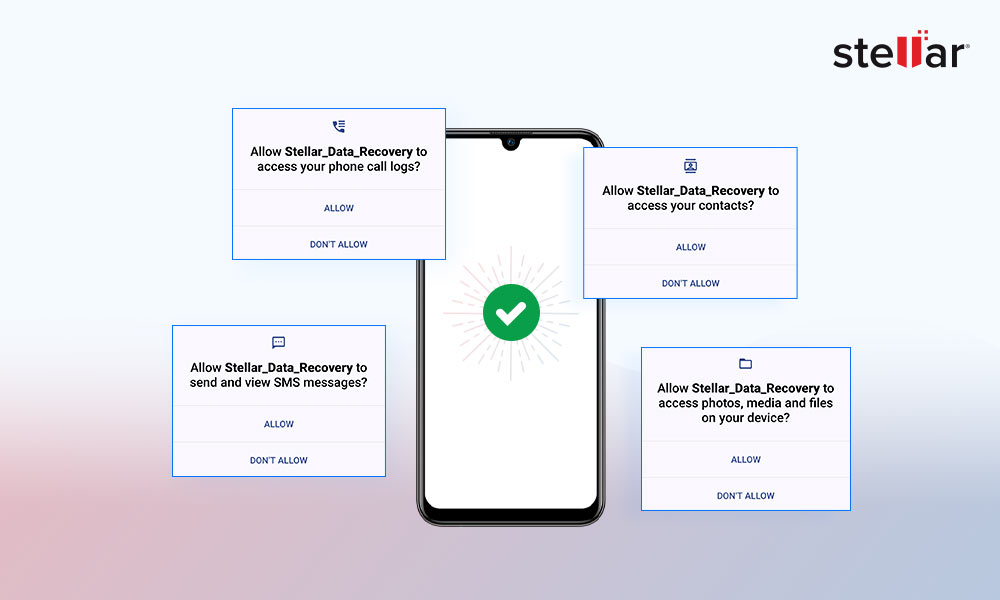 Stellar Data Recovery for Android -  Allow Access