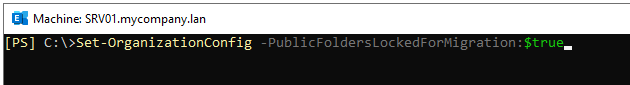 Set OrganizationConfig block users from accessing the public folders