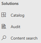 Under Solutions click on Content Search
