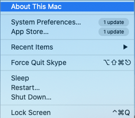  ‘About This Mac