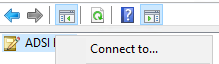 ADSI Edit for connection