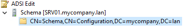 expand the first node and expand CNSchema