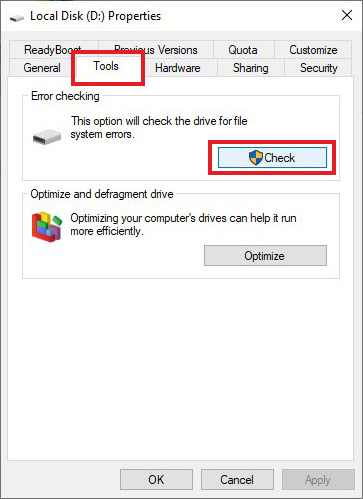 click on checkto start error checkin on edrpro