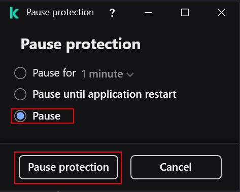 pause protection and pause
