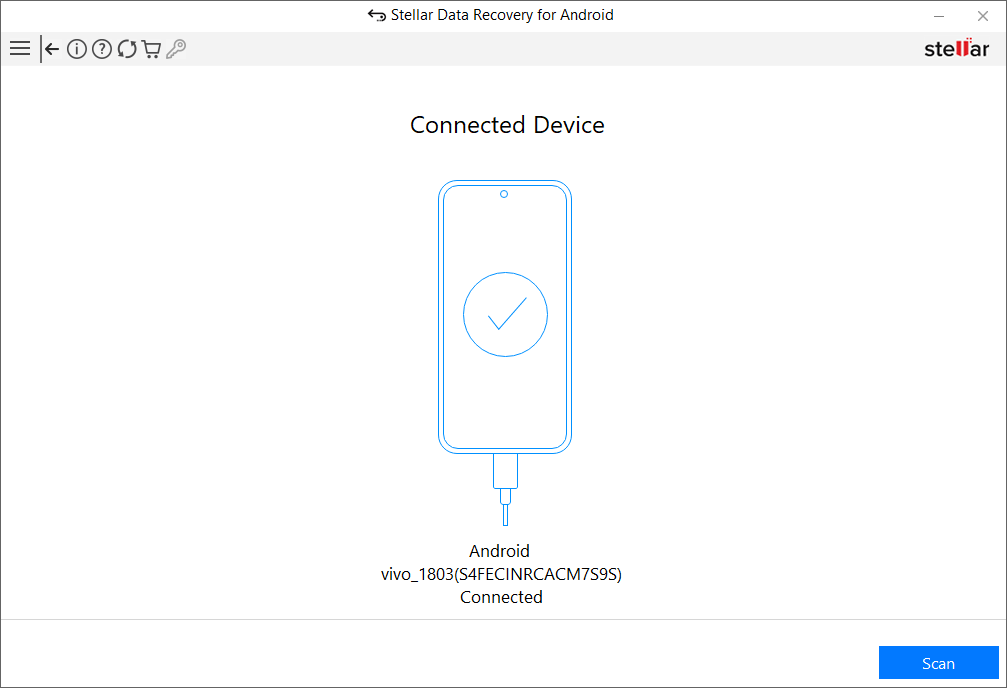  displayed as connected in the software interface