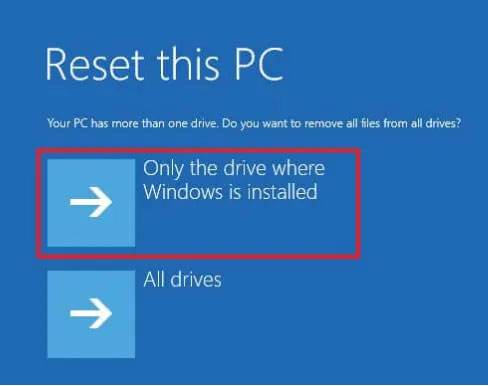 Only-the-drive-where-windows-is-installed 