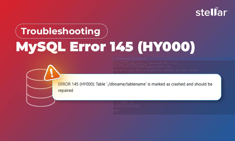 Troubleshooting MySQL Error 145 HY000 1 (1)
