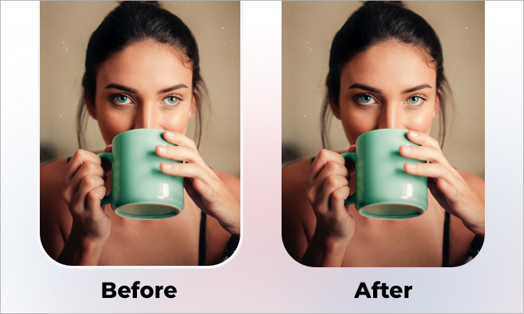 Fix Lazy  eyes using Adobe Photoshop - before after 