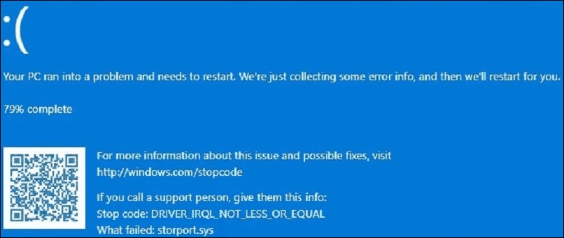 storport.sys bsod error