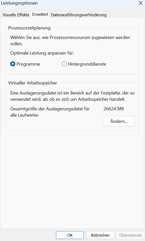 leistungoptionen