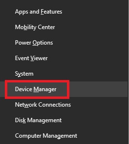 open device manager