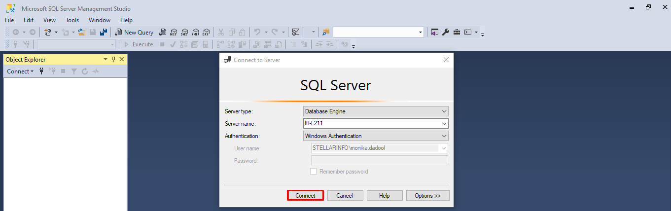 sql server management studio