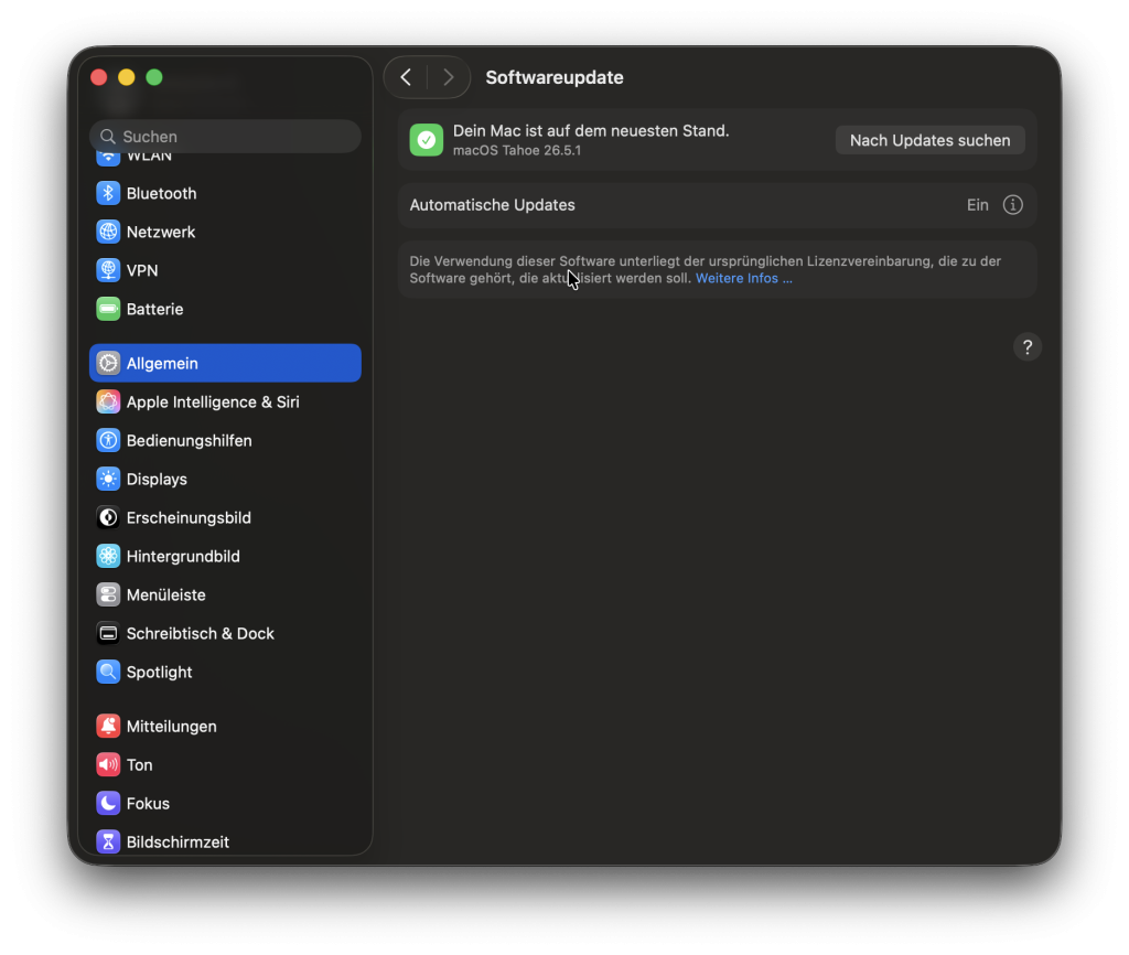softwareupdate