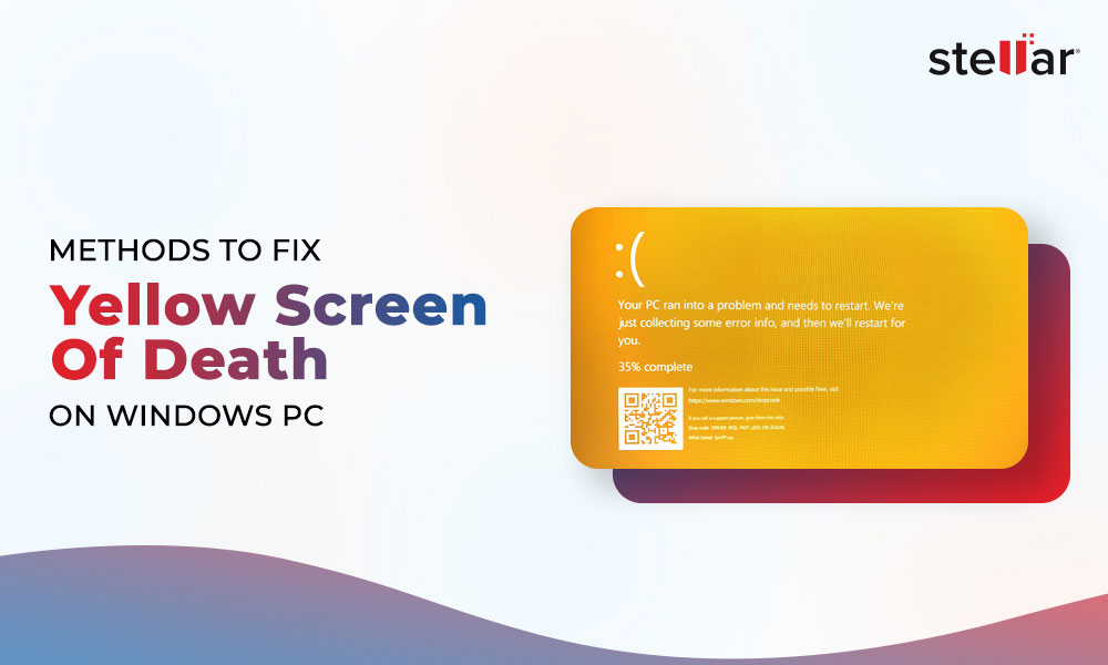 Methods to fix the yellow screen of death on a Windows PC
