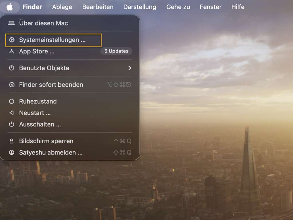 systemeinstellungen