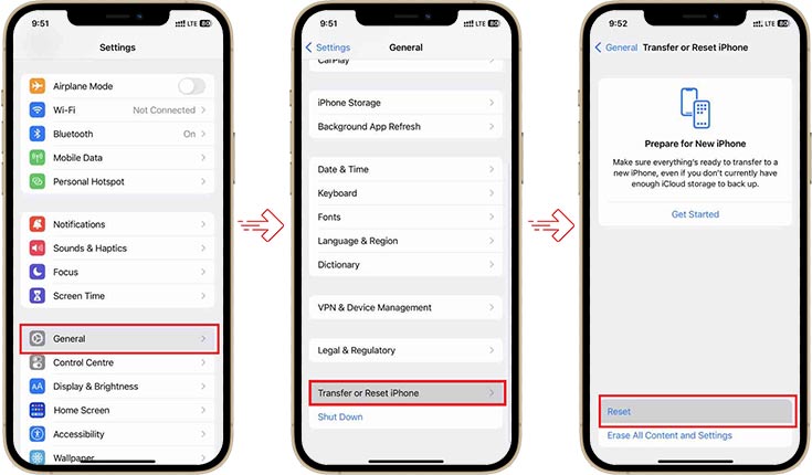 4 reset all settings iphone 1