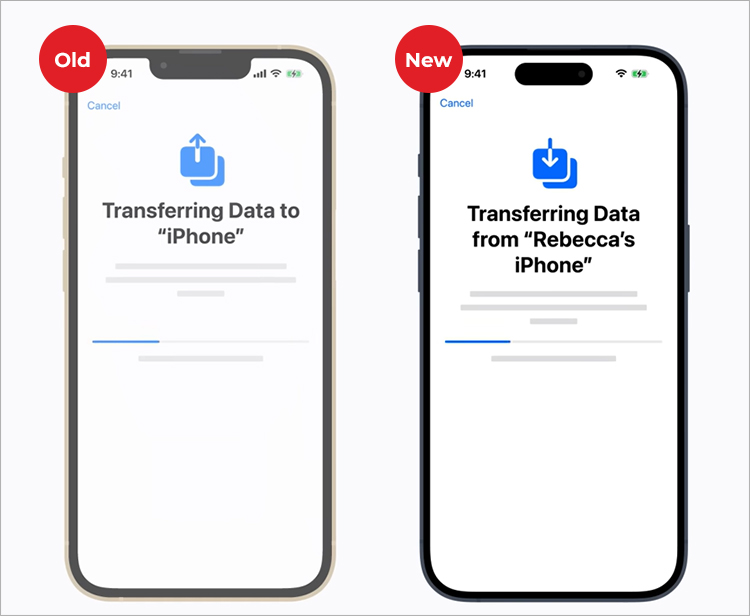 5 transfer old iphone data to new using quick start
