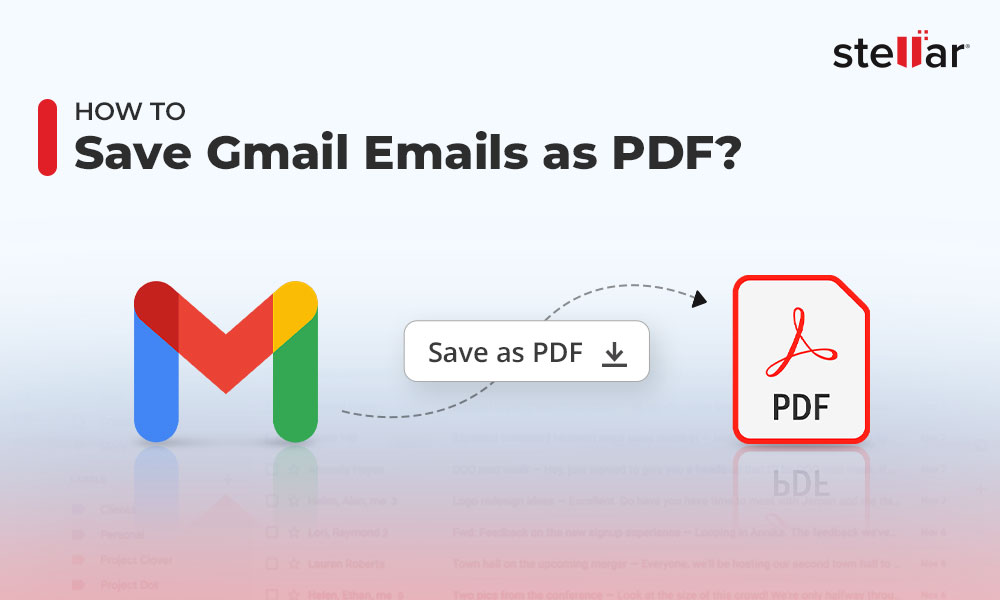 How to Save Gmail Emails as PDF