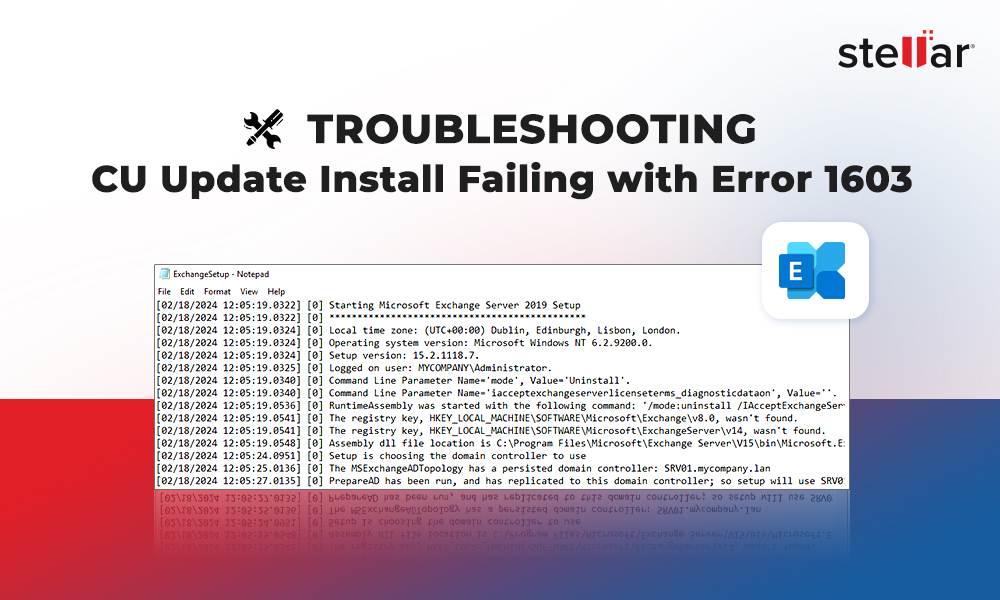 Troubleshooting CU Update Install Failing with Error 1603