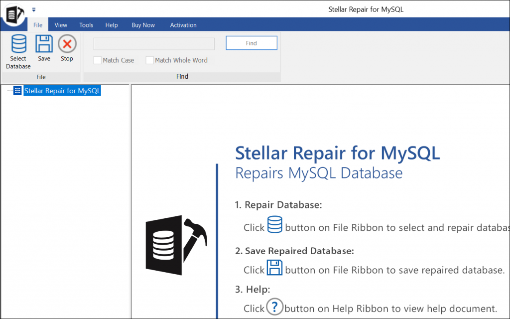 stellar repair for my sql