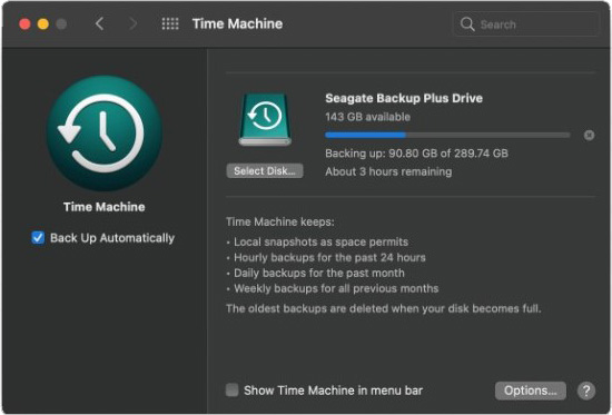 sélectionnée sur votre Mac