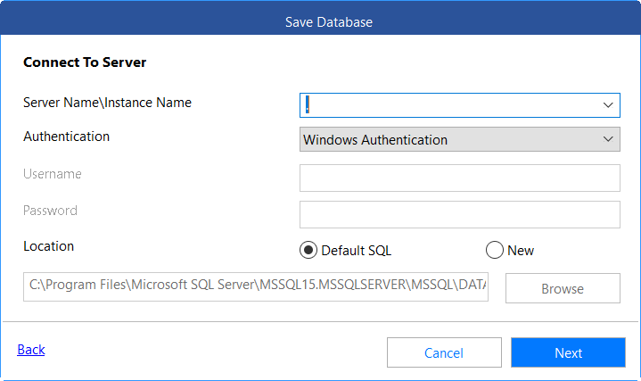 window authentication method