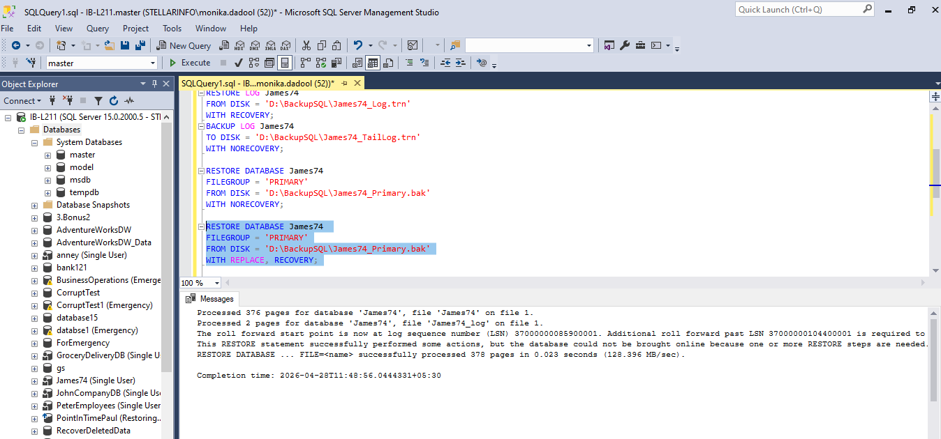 How to Backup and Restore a SQL Server Database (Full Guide)