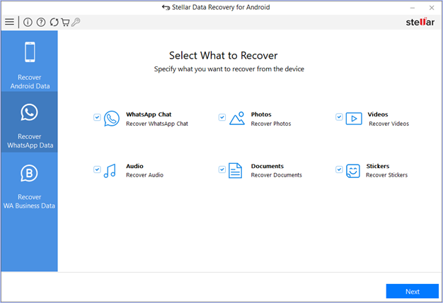 Stellar Data Recovery for Android 