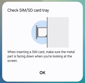 Reinsert the SIM Card