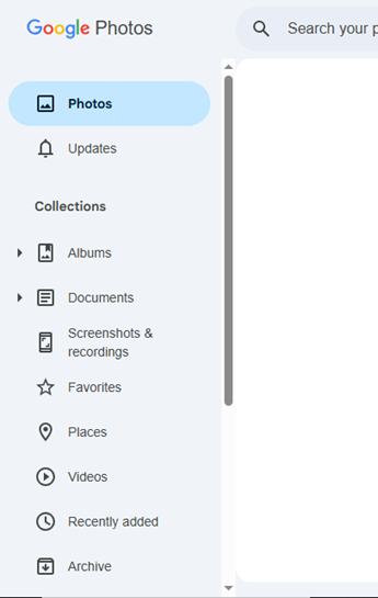 click on the Google Photos icon