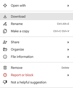 select and download it