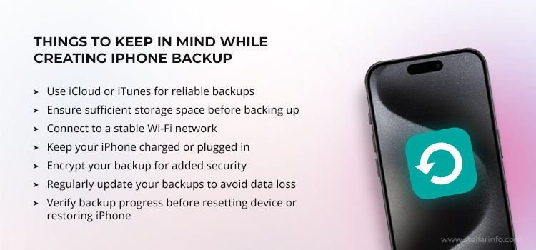 Things to Keep in Mind While Creating iPhone BACKUP