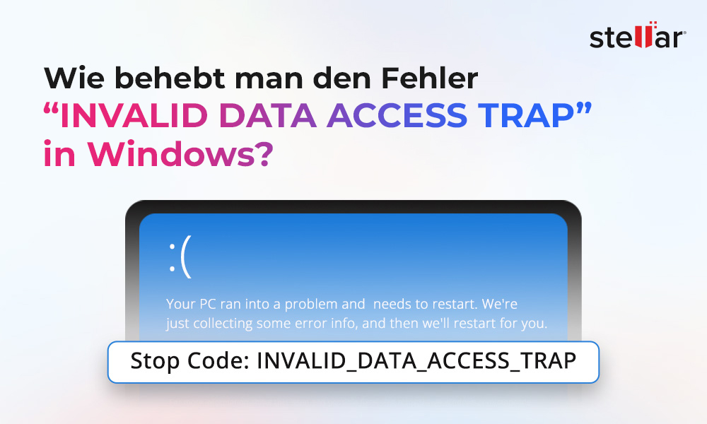 Wie behebt man den Fehler „INVALID DATA ACCESS TRAP” in Windows?