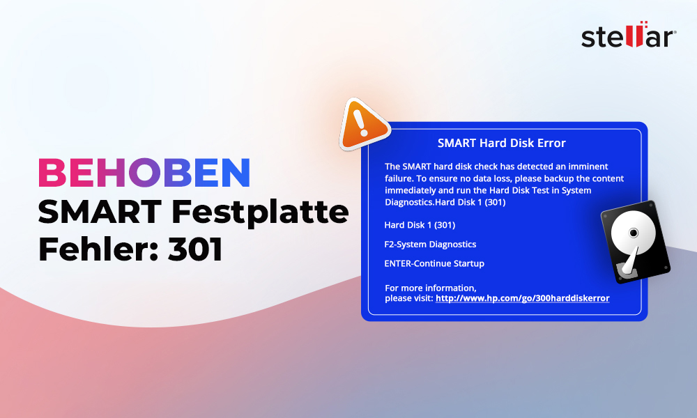 [Behoben] SMART-Festplatte-Fehler: 301