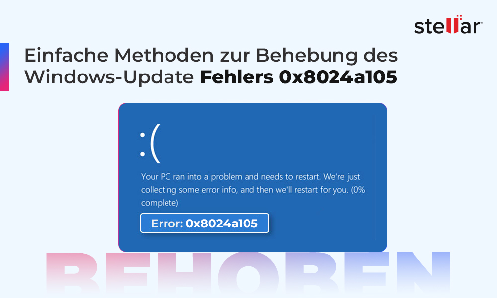 Einfache Methoden zur Behebung des Windows-Update-Fehlers 0x8024a105