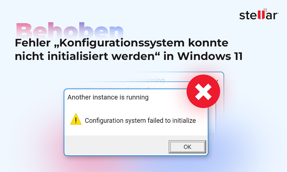 [Behoben] Fehler „Konfigurationssystem konnte nicht initialisiert werden“ in Windows 11