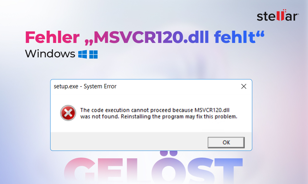 [GELÖST] – Fehler „MSVCR120.dll fehlt“ in Windows 11/10