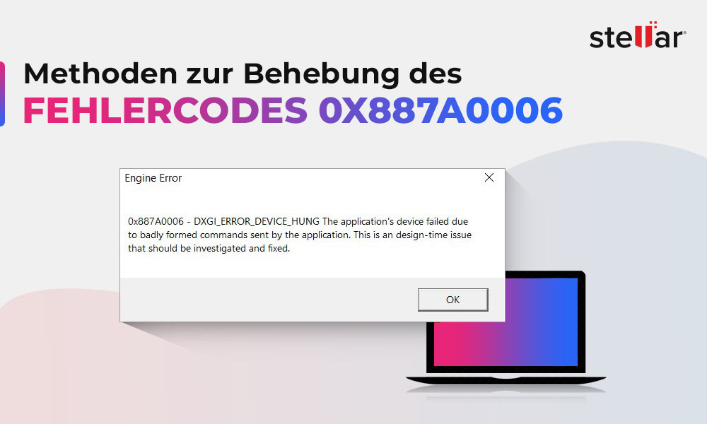 Methoden zur Behebung des Fehlercodes 0x887A0006