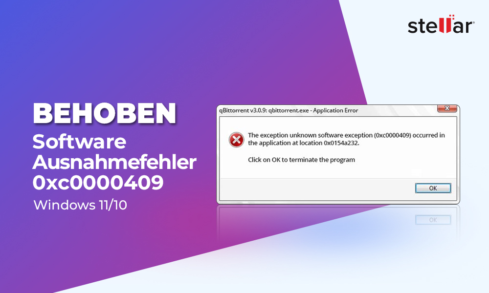 [BEHOBEN] – Software-Ausnahmefehler 0xc0000409 unter Windows 11/10