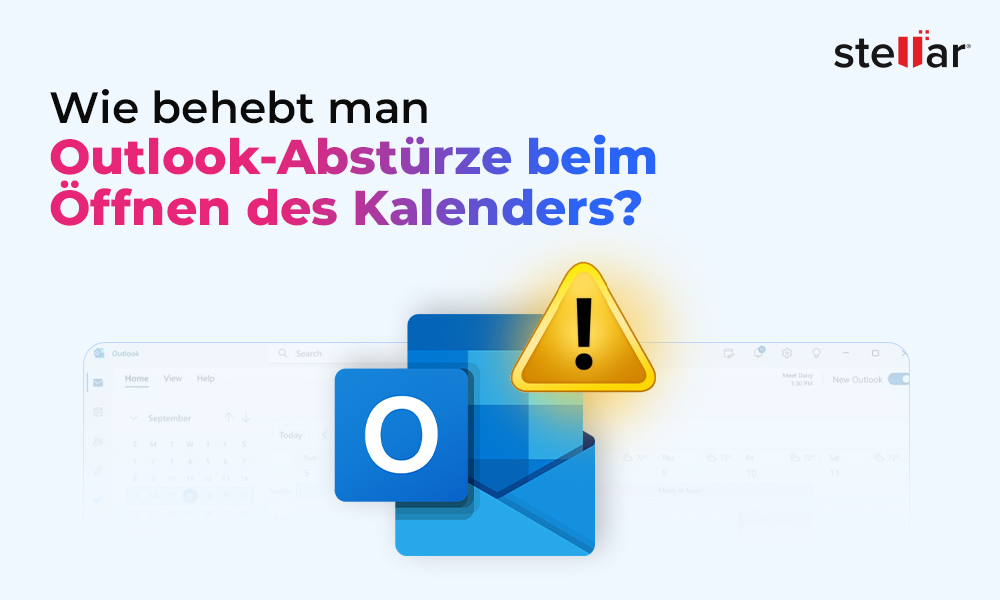 Wie behebt man Outlook-Abstürze beim Öffnen des Kalenders?