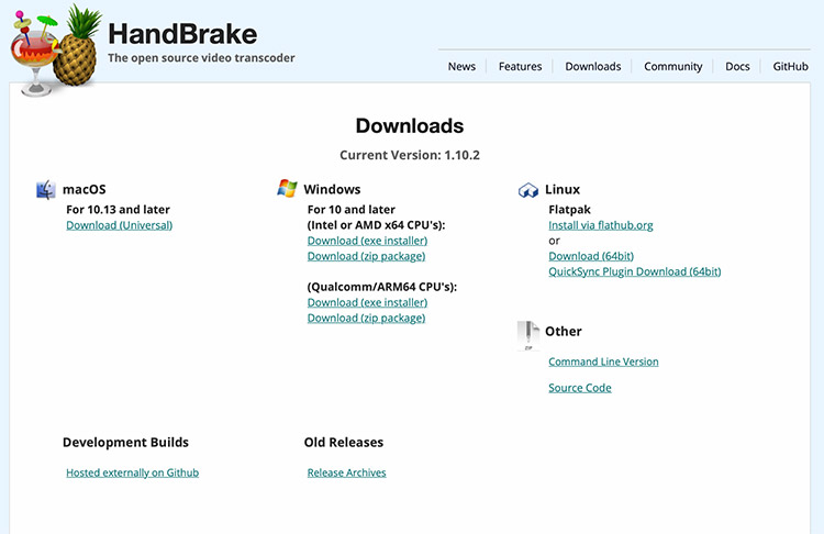Download HandBrake