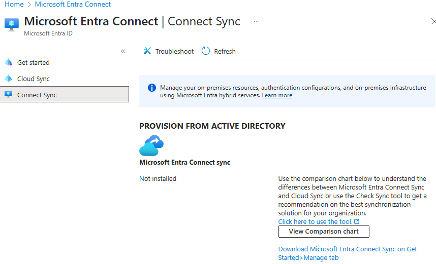 Download Microsoft Entra Connect
