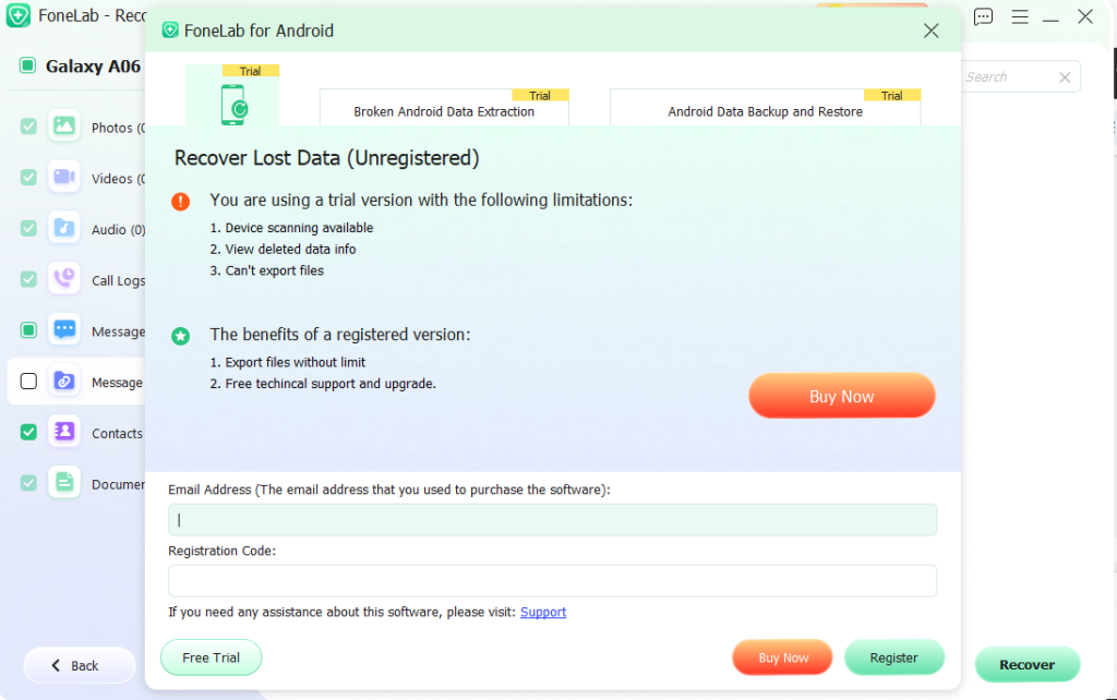  Aiseesoft Android Data Recovery