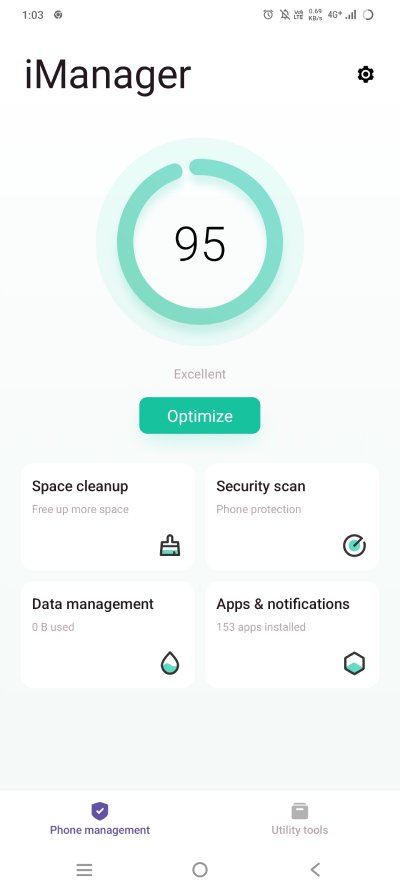 Vivo android phone - cleaner app