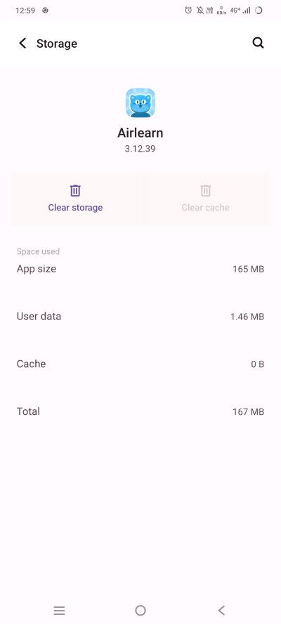 Select Storage or Storage and cache