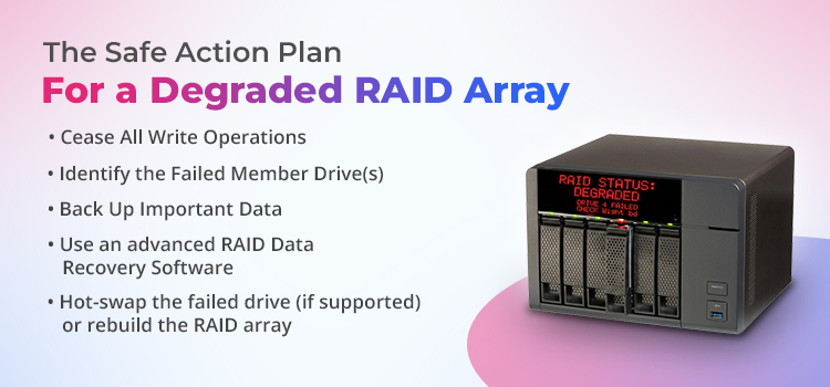 Safe Action Plan for a Degraded RAID Array