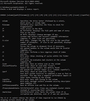 CHKDSK Utility