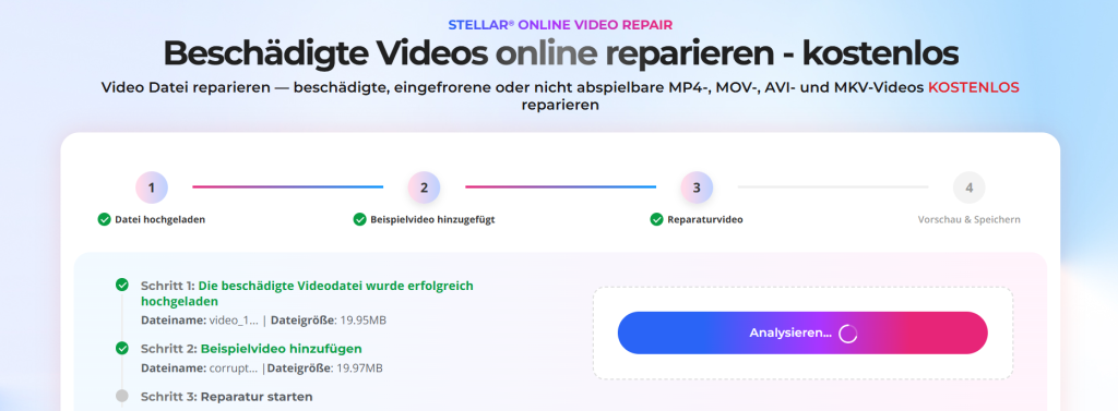 video ist analysieret